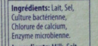 Camembert - مكونات - fr