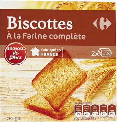 Biscottes Blé complet - نتاج - fr