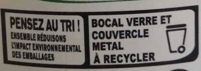 Pur beurre de cacahuète - Recycling instructions and/or packaging information - fr