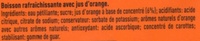Fanta orange - المكونات - fr