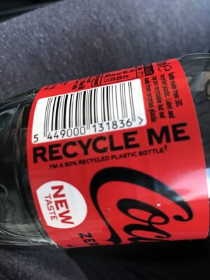 Coca Cola Zero - Recycling instructions and/or packaging information - en