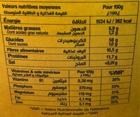 Flocons d avoine - حقائق غذائية - fr