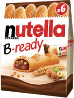 Nutella B-ready gaufrettes fourrées pâte à tartiner et cacao x6 - نتاج - fr
