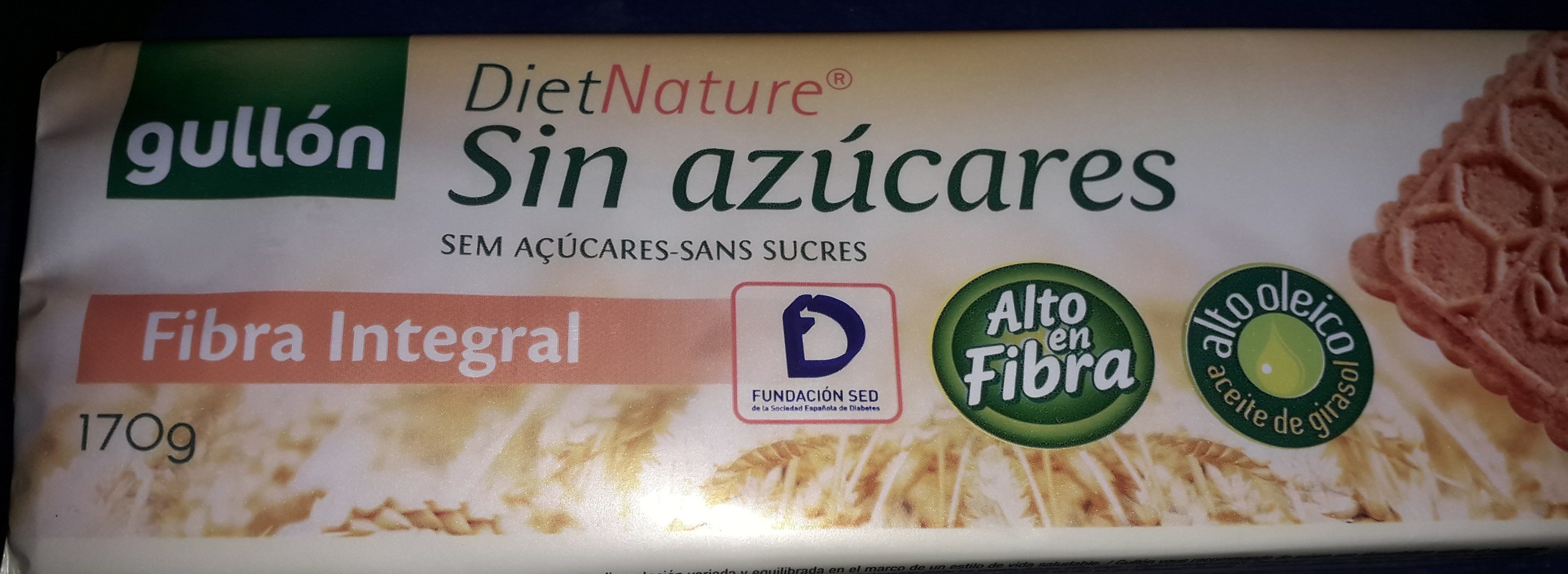 Diet Nature - Biscuit avec fibre sans sucres - نتاج - fr