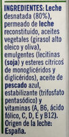 Leche desnatada con omega 3 - مكونات - es