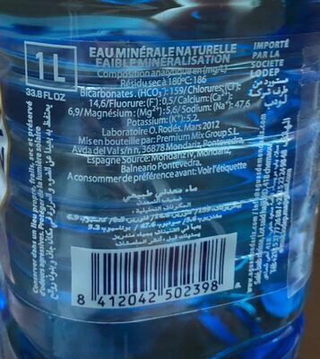 Agua Mineral Natural - نتاج - fr