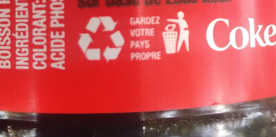 Coca-Cola - Recycling instructions and/or packaging information - fr